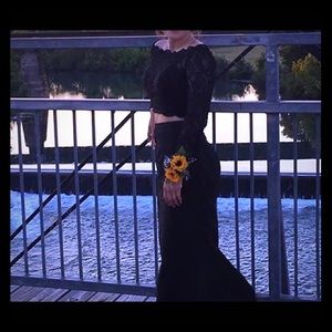 Black GiGi brand prom dress